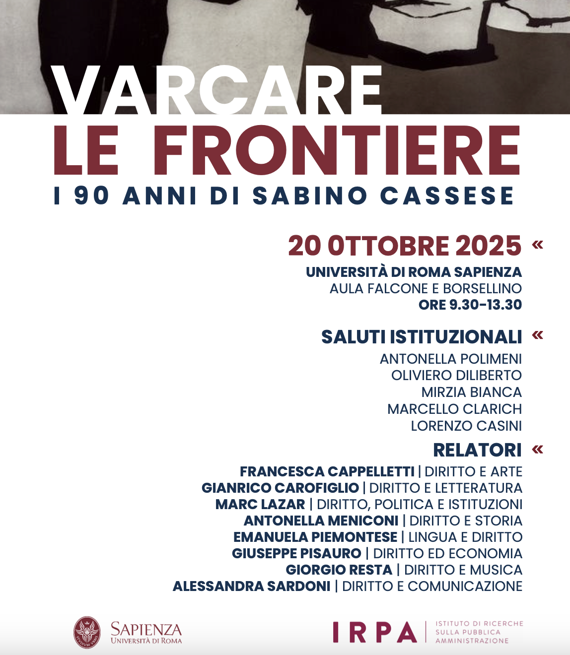 Varcare le frontiere. I 90 anni di Sabino Cassese